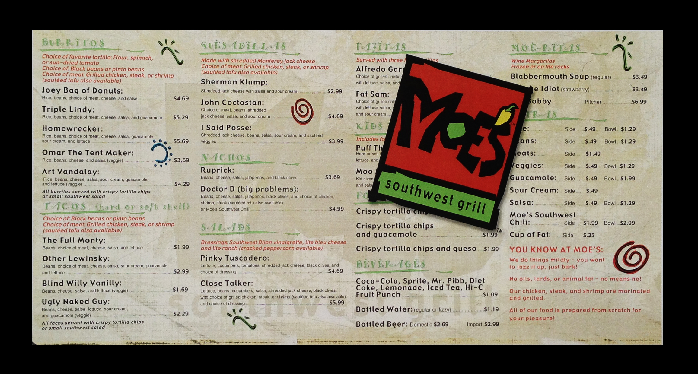 menu boards