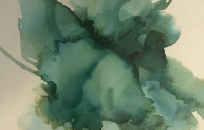 alcohol ink painting